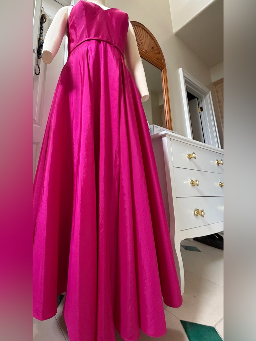 Fuchsia  Evening Gown Rene Ruiz Collection